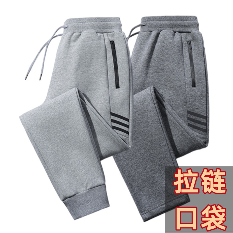 清仓捡漏外贸原单尾货休闲裤子男款夏装宽松大码运动卫裤潮牌百搭