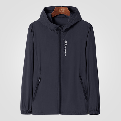 捡漏外贸原单尾货清仓薄款防晒衣男夏季速干冰丝外套空调开衫带帽