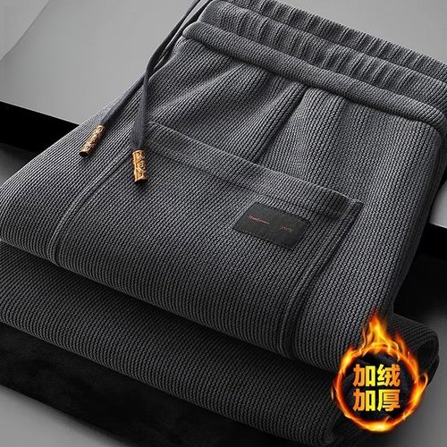 清仓捡漏专柜撤回加绒加厚休闲裤男秋冬季潮牌时尚宽松外穿灯芯绒