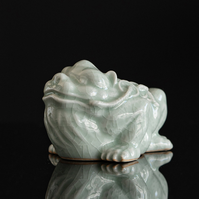 廷怀窑汝窑茶宠汝瓷开片