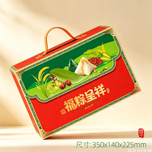 粽子包装盒高档酒店公司端午发福利加印粽子礼品盒空盒子批发