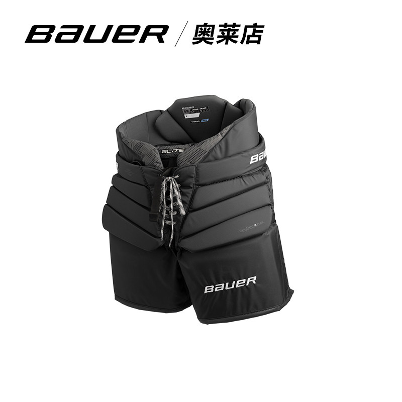 23款bauer/鲍尔 ELITE 冰球守门员防摔裤护胸青年成人护具装备