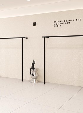 服装店展示架上墙架铁艺哑光黑色烤漆男女装店货架陈列架落地专用