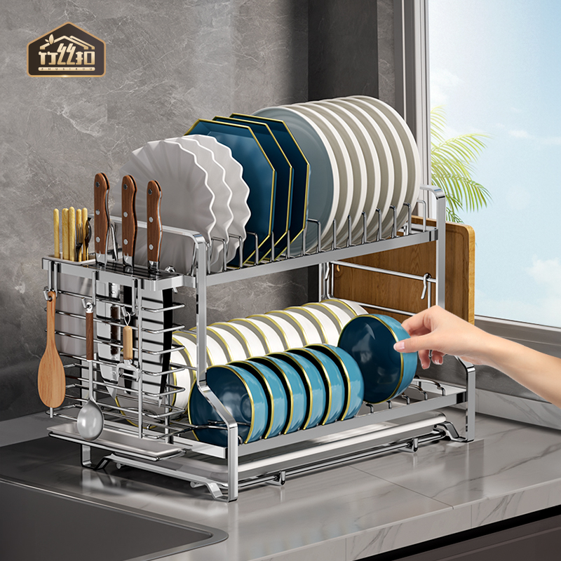 碗碟收纳架沥水碗架放碗碟子盘子