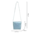 Crossbody Ice Blue с вывеской