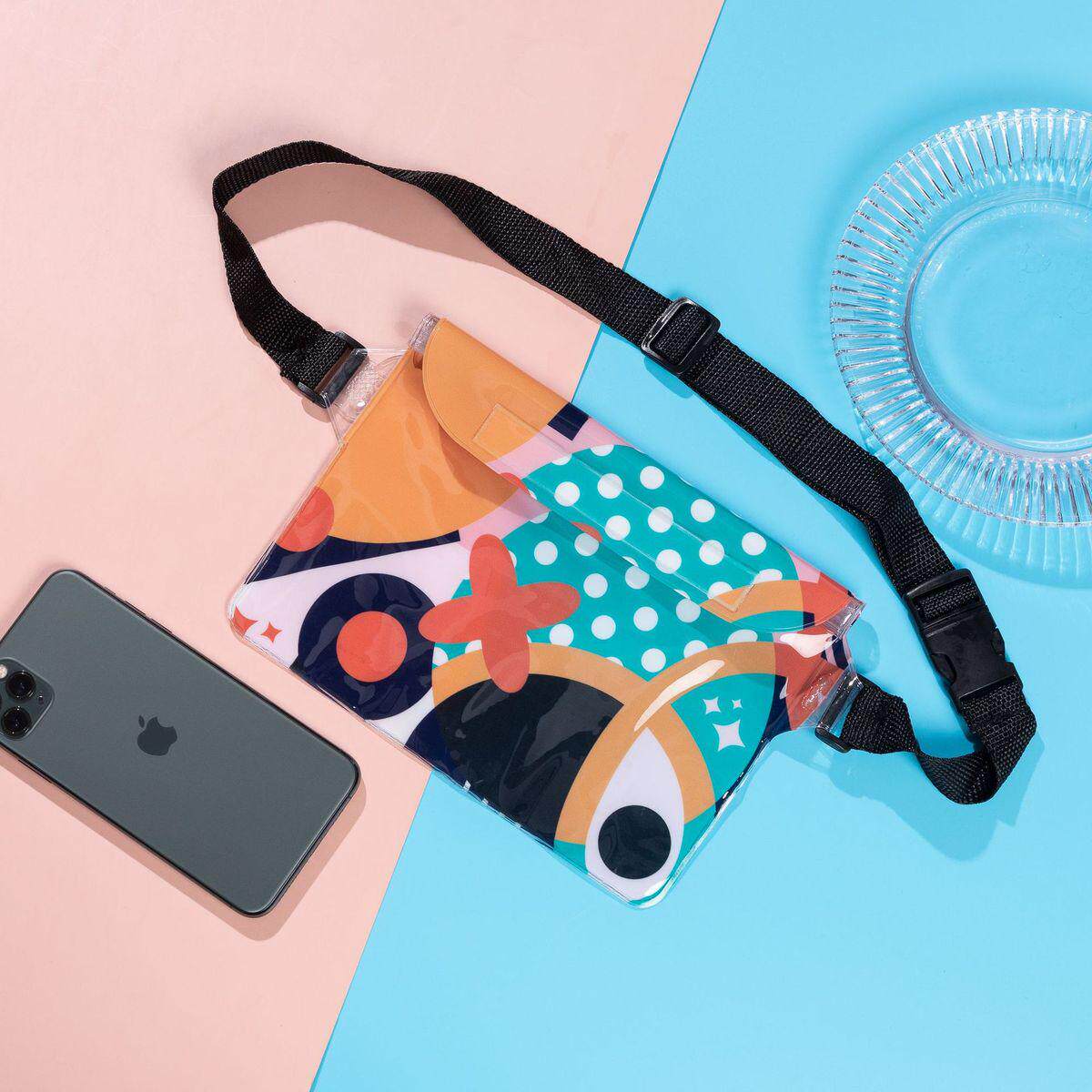 MOBILE PHONE WATERPROOF BAG TOUCHABLE SCREEN LARGE CAPACITY OUTDOOR DIVING RAFTING SWIMMING WATERPROOF WAIST BAG MOBILE PHONE CASE STORAGE BAG