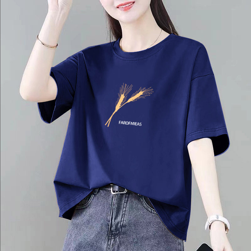 夏装高档圆领短袖T恤女2026夏季新款时尚韩版宽松显瘦体恤上衣ins,女装/女士精品,T恤,淘宝优惠券,粉丝福利购,淘宝优惠卷