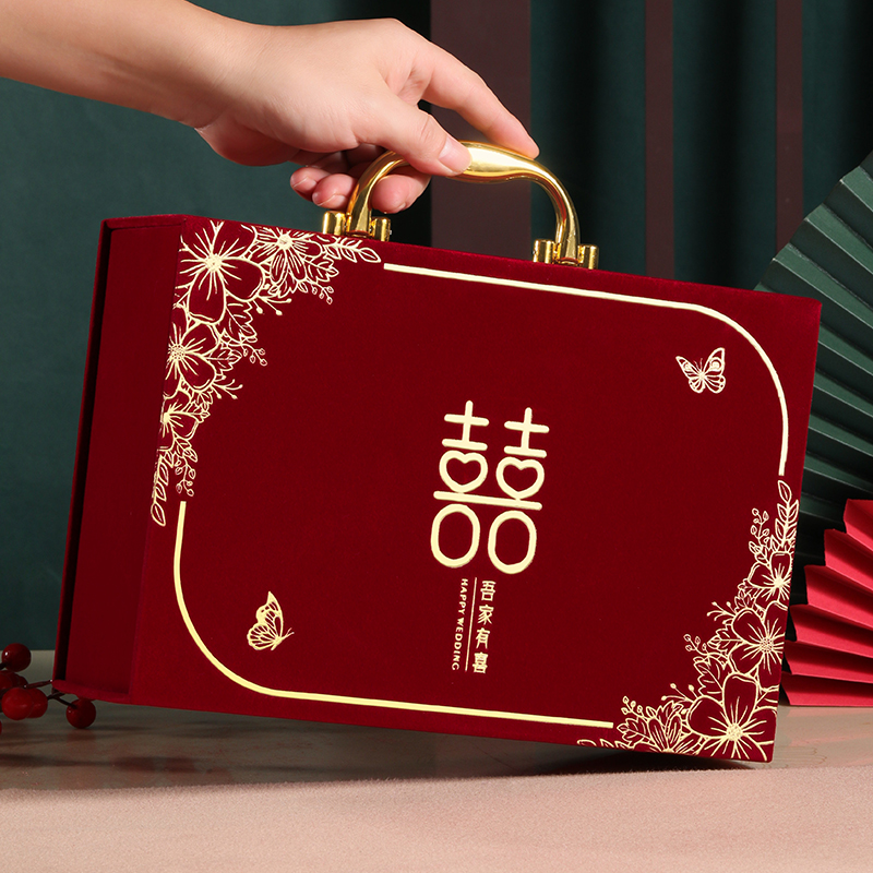 彩礼钱盒子男方订婚礼金箱聘金1