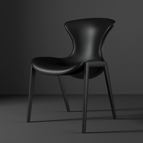 意式马鞍皮餐椅轻奢马鞍椅