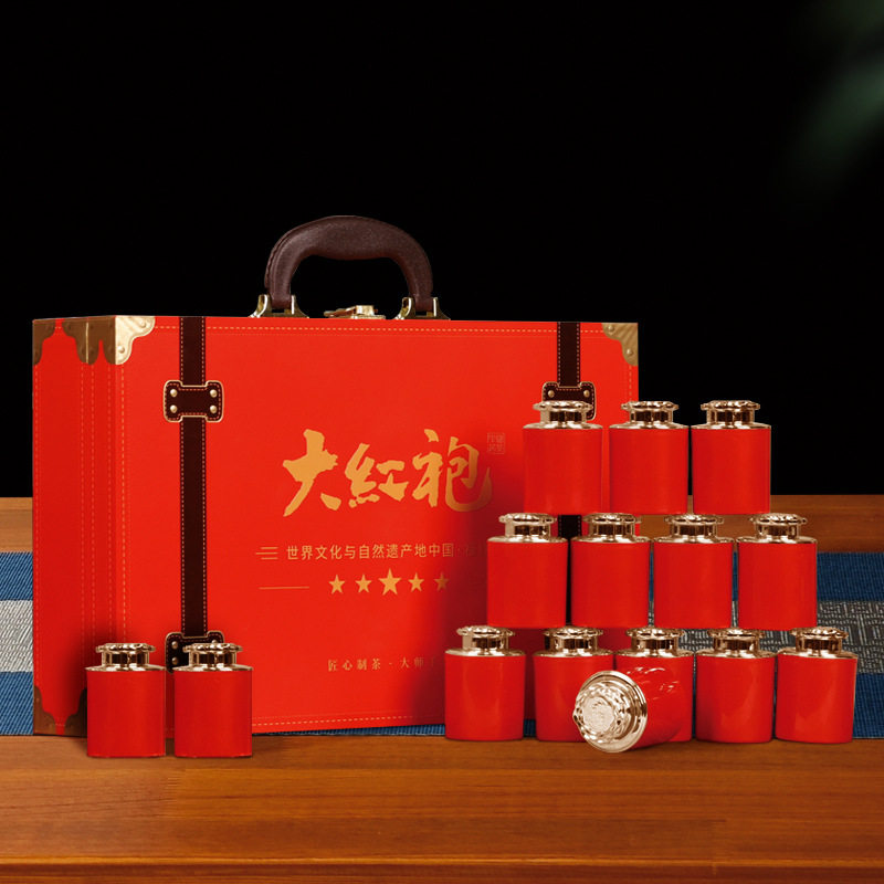 中秋商务小罐茶叶礼盒送客户员工