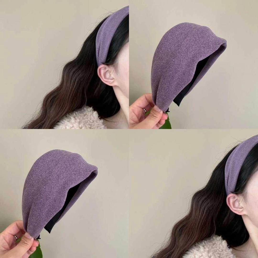 法国lastkiss 发箍女高颅顶显白韩系复古发卡超宽发带显脸小发饰