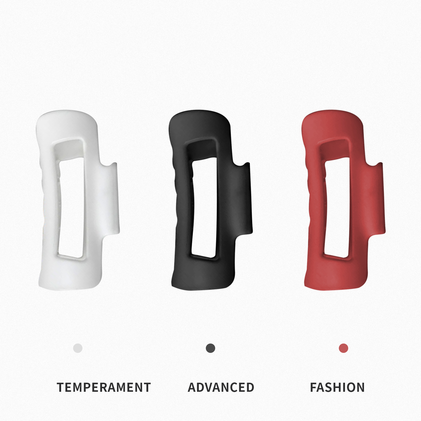 法国lastkiss软硅胶抓夹女2025新款超大号发量多果冻色后脑勺发饰