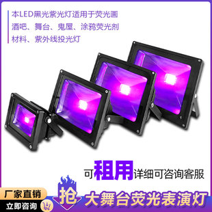 租赁led黑光紫光灯荧光画酒吧派对舞台涂鸦户外氛围紫外线照射灯