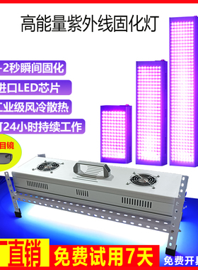 UV灯胶固化灯大功率工业级烤无影胶油墨365NM流水线紫外线紫光灯