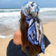 Scarf Four Scarftop For Silk Vintage Headwraps Women Seasons
