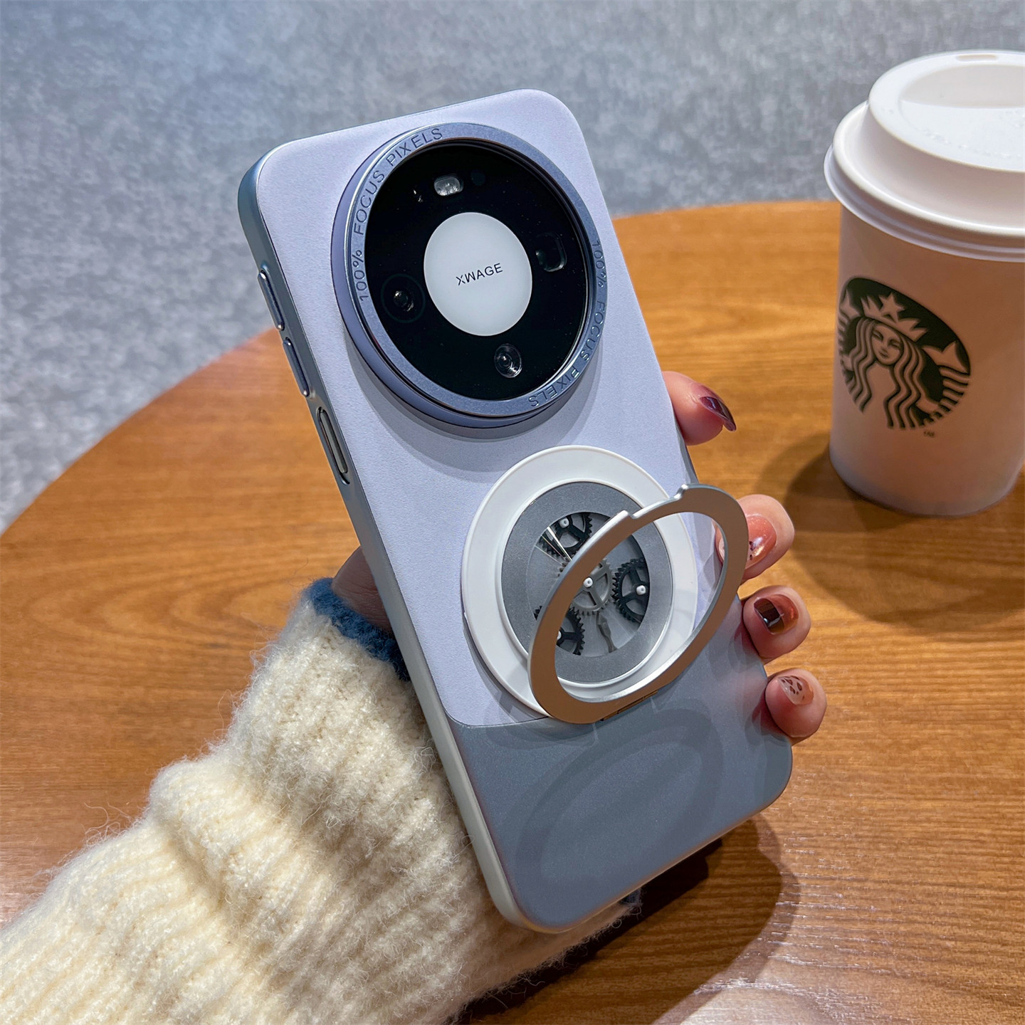 法兰绒素皮适用华为mate80promax手机壳新款带支架mate70pro+旋转解压mate60全包保护壳磁吸mete50高级感皮质