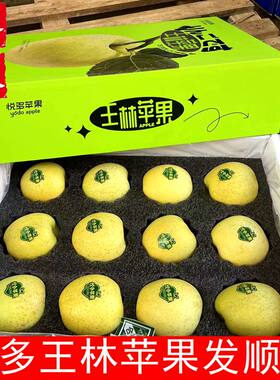 日本品种悦多王林苹果12颗当季高端新鲜水果雀斑香脆甜苹果发顺丰