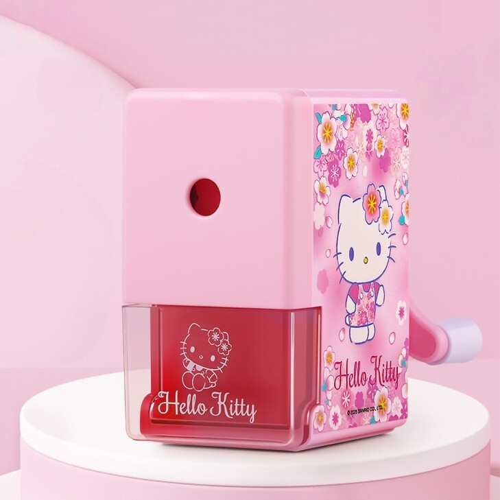 Kitty削笔机儿童卷笔器小学生文具幼儿园削铅笔卡通转笔刀常规