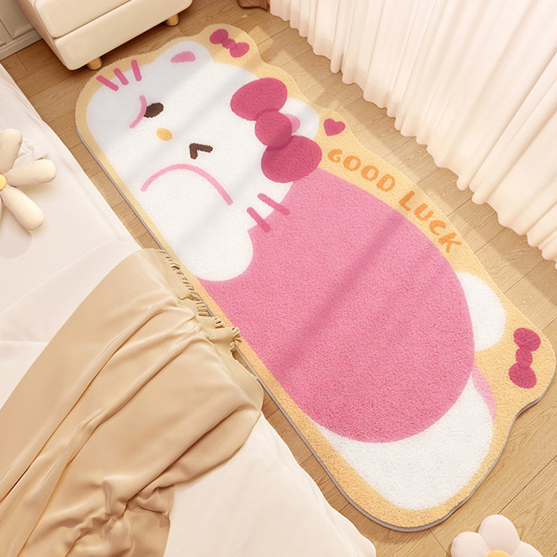 Kitty仿羊绒地毯异形地垫