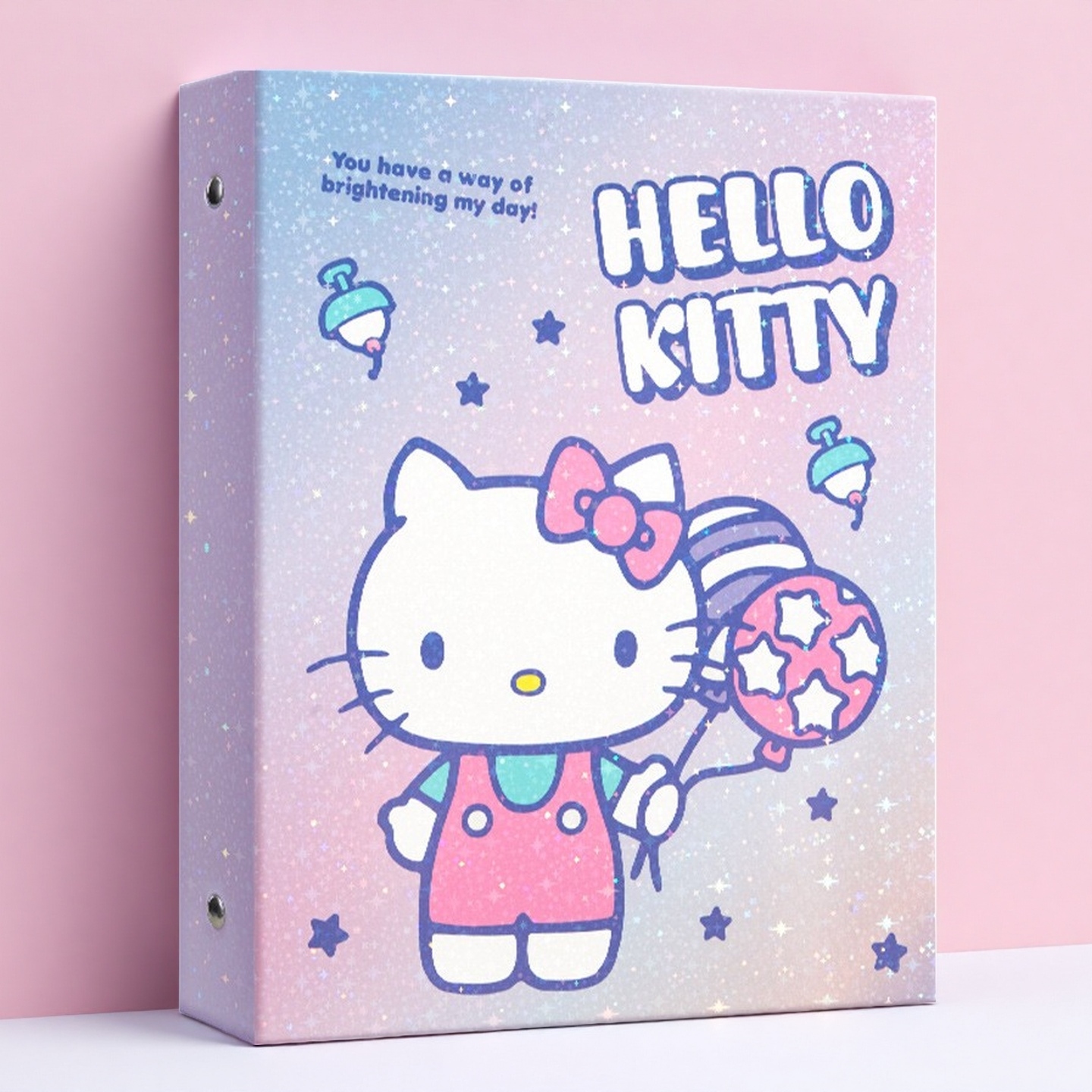 Kitty卡册a5小卡收纳活页相册本高颜值四宫格凯蒂猫整理收藏册子