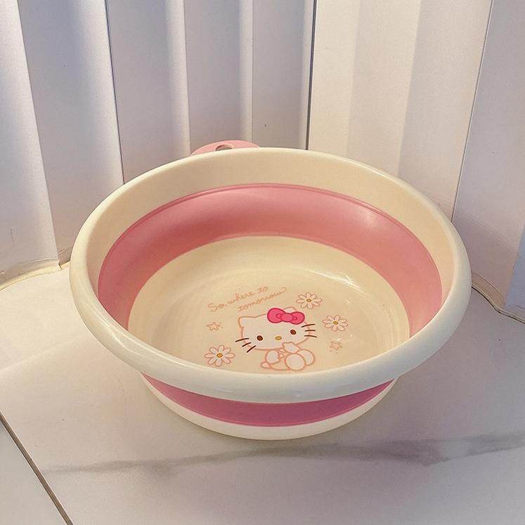 可爱学生宿舍用折叠盆