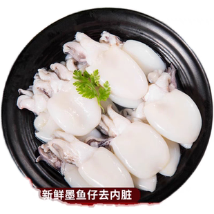 约500g （5-10只）北京闪送  冰鲜小墨鱼仔 海鲜 小目鱼仔墨斗鱼