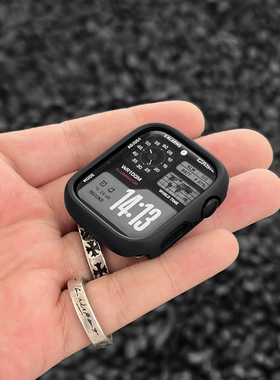 百搭镂空包边表壳适用苹果S11手表ultra3保护壳S10applewatchS9se