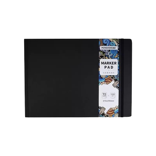 遵爵马克本手账本A4加厚马克笔本120g绘画本动漫手绘本防渗透多功能漫画创意纸美术生速写本素描速写本