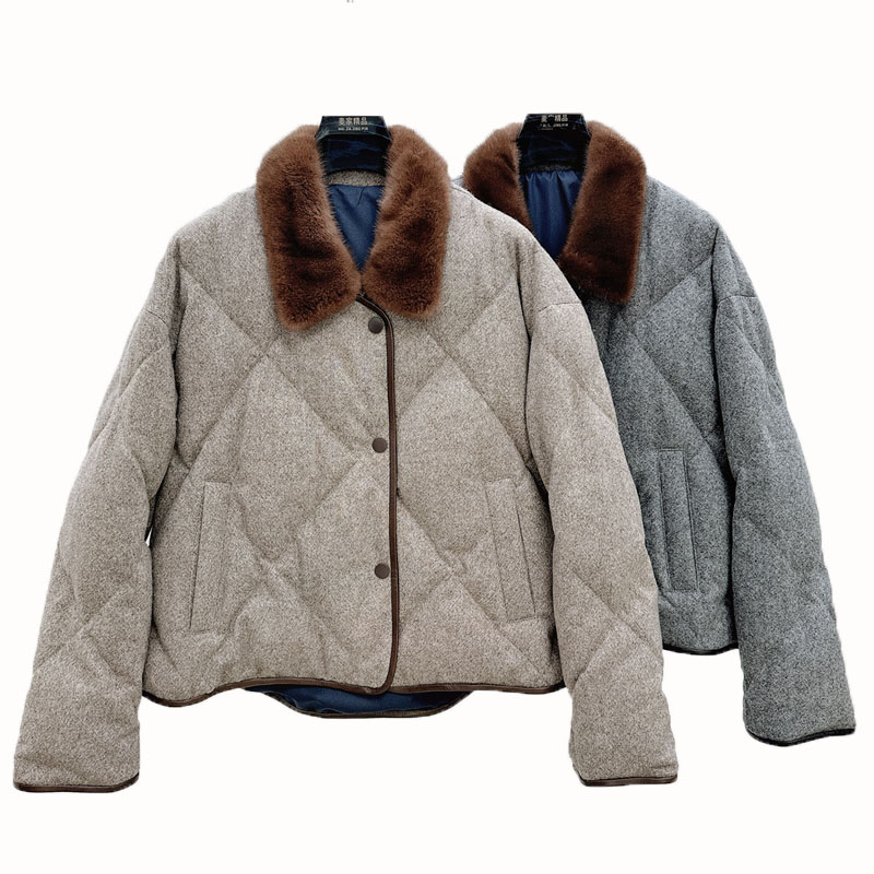 12-6皮草鹅绒服外套PM8337