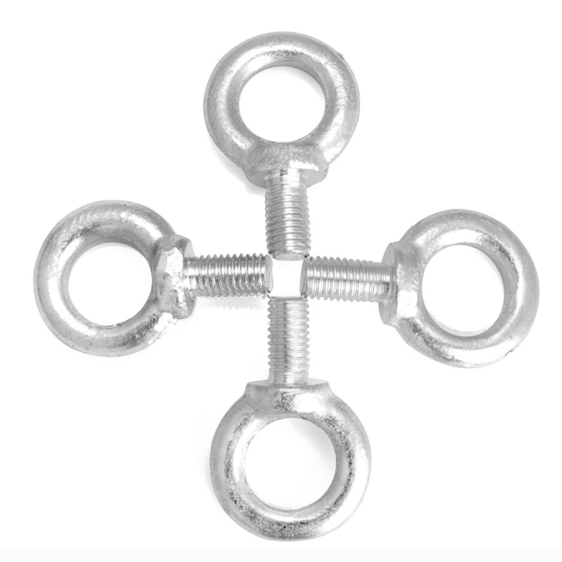 吊环螺丝加长吊环螺栓铁镀锌圆环螺丝钉M6M8M10M12M16M14M18M20