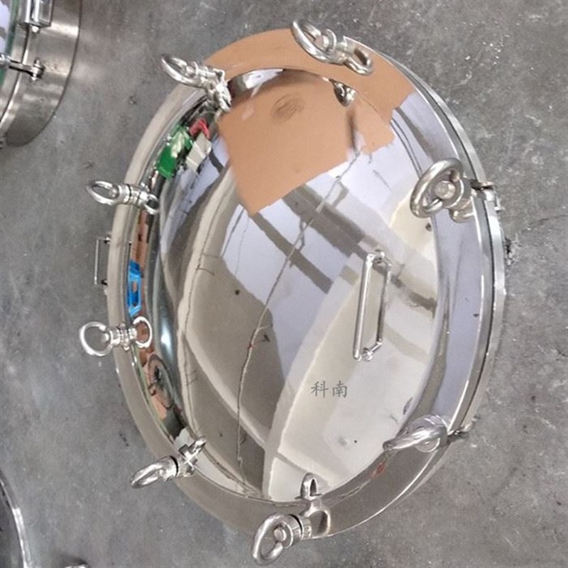 科南新款开槽式法兰耐高压6公斤快开式不锈钢 压力人孔盖 304材质