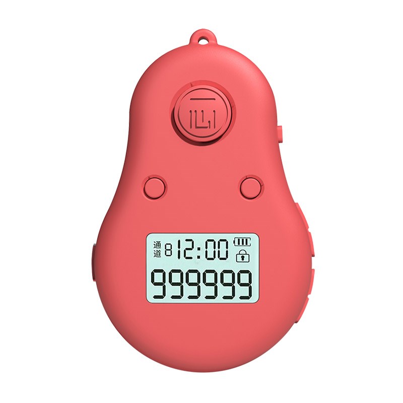 一心计数器夜光可视IGP手按戒型充电6数显记忆通道指电子数记器手