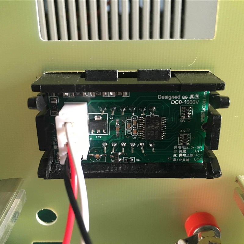 色彩v27dc0-2000v 高压电x压表头 直流数显电压表 直流电压表 100