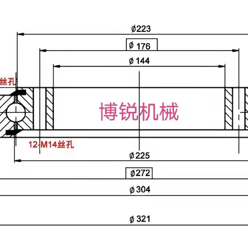 011现货外齿回转支承小型转台转盘轴承大型机械设备专用回转支撑