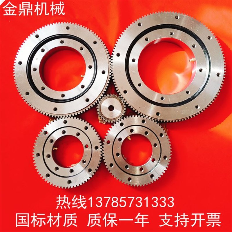 外齿国标回转支承旋转轴承转盘齿轮机械臂轴承小型吊车回转支撑