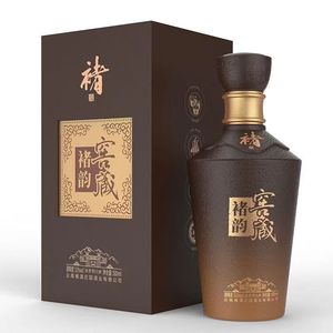 褚酒庄园褚韵窖藏52度500ml/瓶官方清香型白酒纯粮食酒高粱酒婚礼