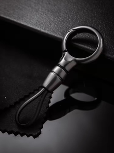 男士汽车钥匙扣挂件金属简约钥匙链腰挂扣环挂饰商务防丢锁匙扣