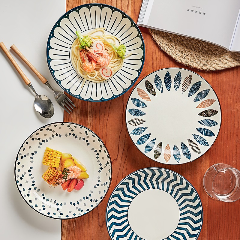 粉墨日式陶瓷盘子家用2025餐具