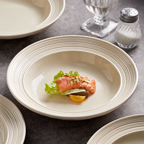 釉下彩深盘陶瓷盘子家用菜盘2025新款碗碟餐具高级感炒菜碟子餐盘