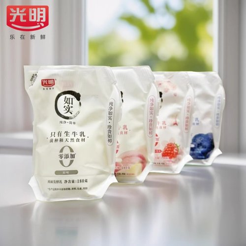 光明如实0蔗糖优酪乳益生菌