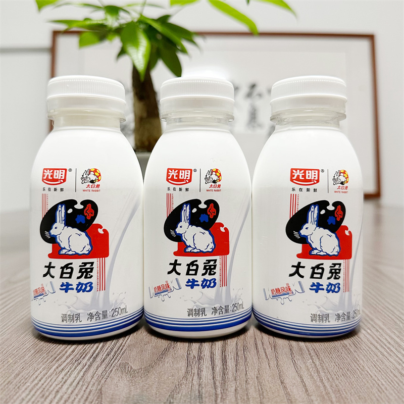 光明上海生牛乳网红大白兔
