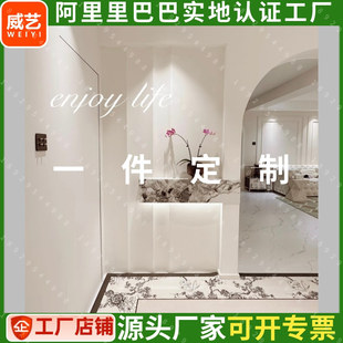 定制波浪板装饰板PVC 浮雕板中纤板半圆密度板波纹板 定制背景墙