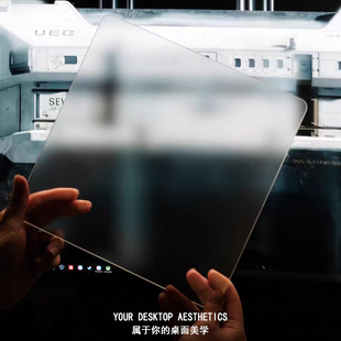 FTTOT光伏玻璃鼠标垫 超大键盘垫钢化玻璃游戏垫高颜值办公室桌垫