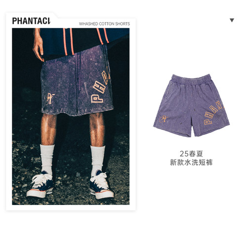 PHANTACI范特西美式宽松休闲短裤