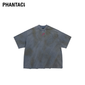 SPRAY LOGO FRAYED PHANTACi范特西周杰伦潮牌25春夏P HEM短袖 T恤