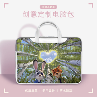 朱迪和尼克笔记本电脑包适用联想小新pro16防水苹果air13.6保护袋惠普星book14内胆包华硕天选4 15.6寸手提包