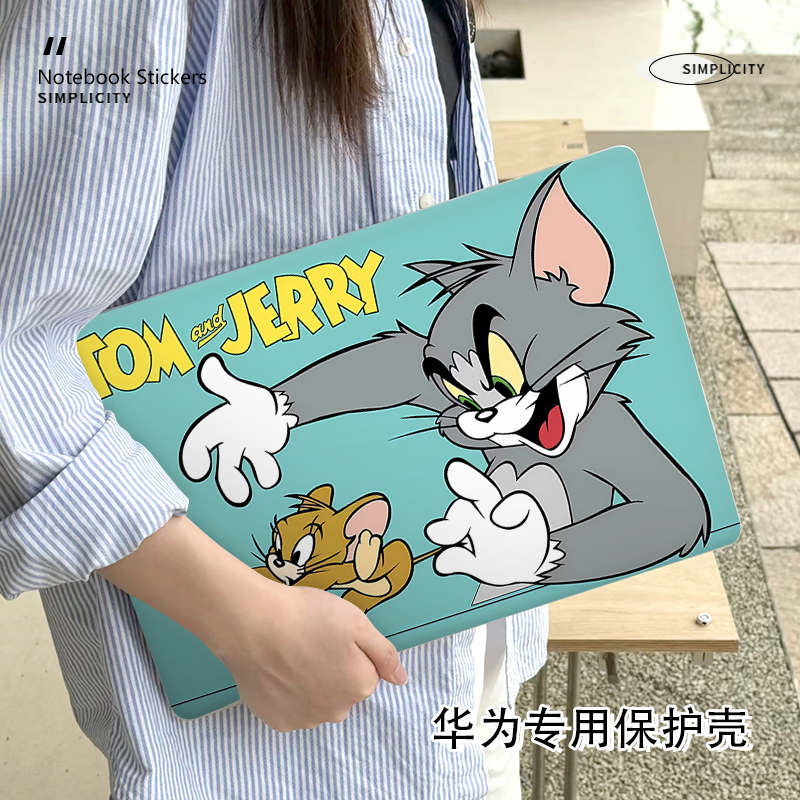 猫和老鼠华为matebookD16保护壳卡通适用新款matebook14笔记本16S电脑13寸外壳荣耀magicbook14防摔D14保护套