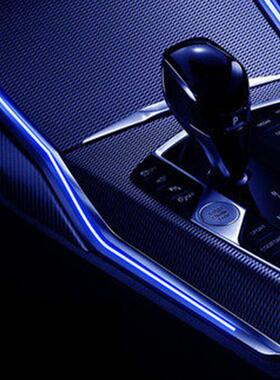 适用宝马3系4系5系x3x4ix3i3i4中控马鞍灯内饰排挡车内氛围灯改装