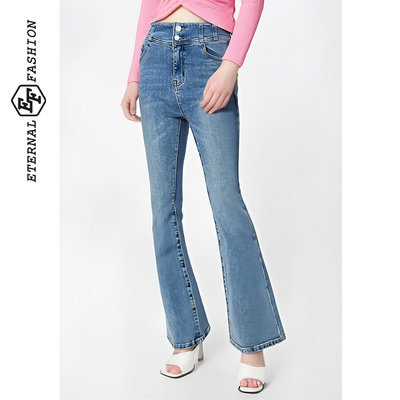 显瘦长裤百搭修身牛仔裤