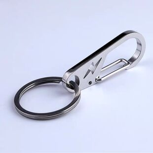 纯手工304不锈钢钥匙扣男士汽车钥匙扣挂件链圈环简约锁匙扣女款